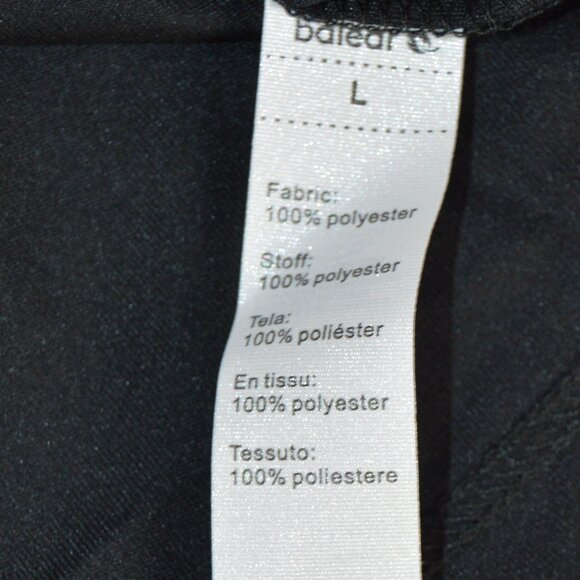 Baleaf Womens Cropped Running Workout Top Shirt Sz Large Short Sleeve Black NWT - Picture 8 of 16